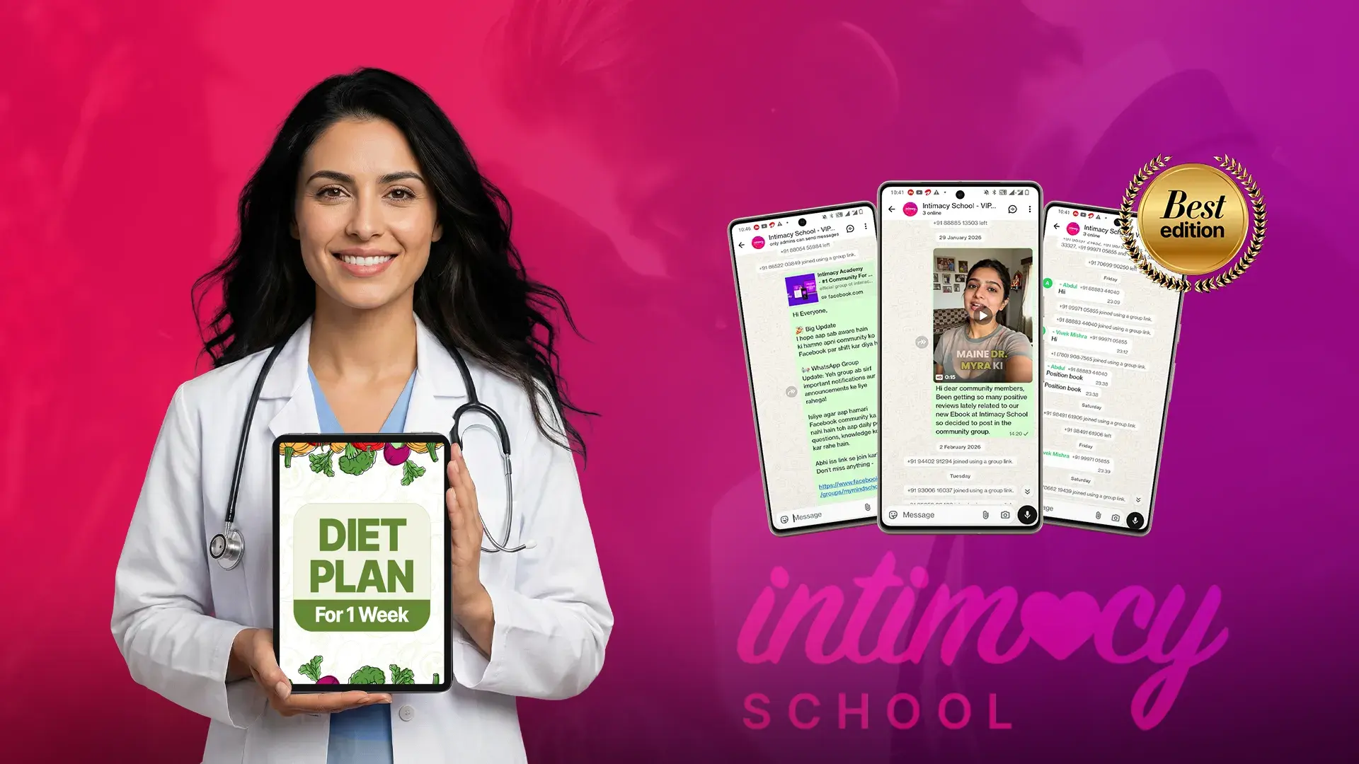 1 week diet plan Freebies by Intimacy School