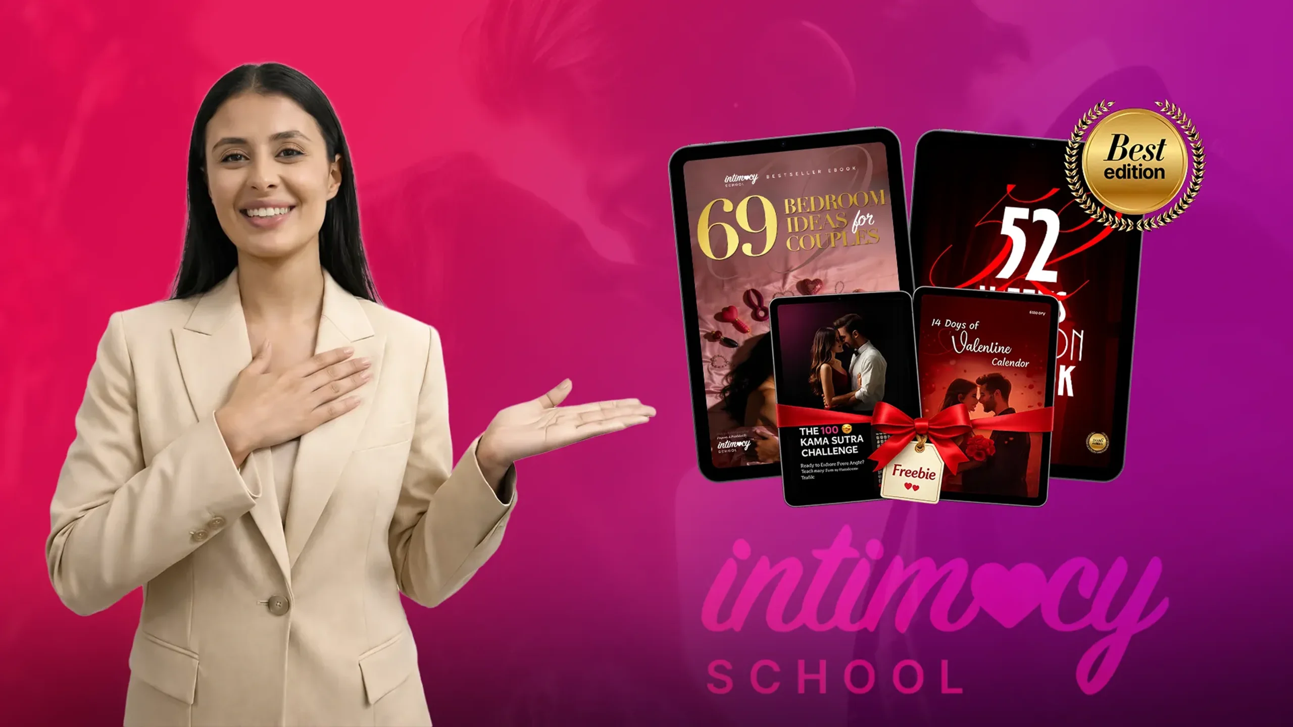 52 weeks position and 69 bedroom ideas with 2 freebies (valentine sale) by Intimacy school