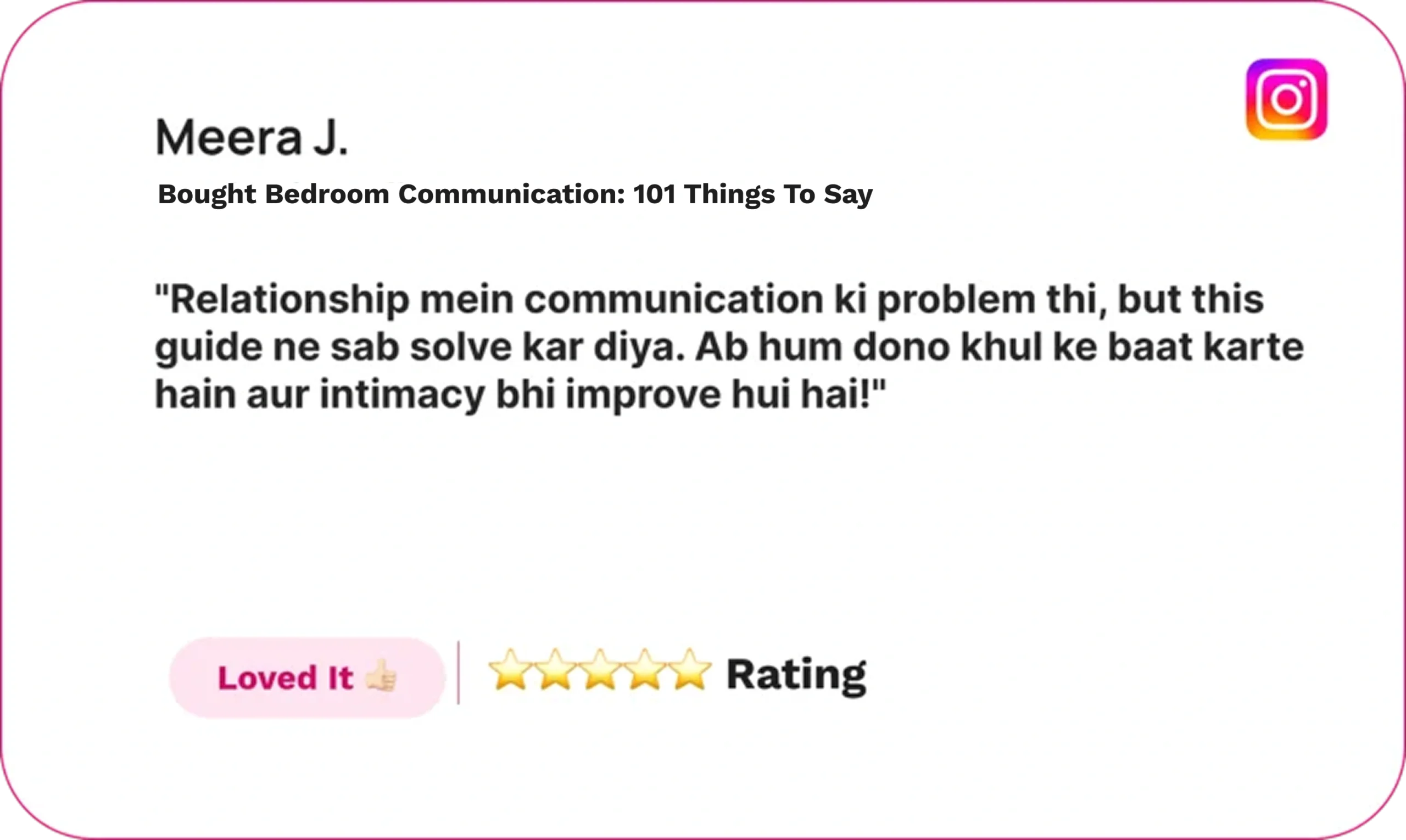 Review of Bedroom Communication Ebook by Intimacy School