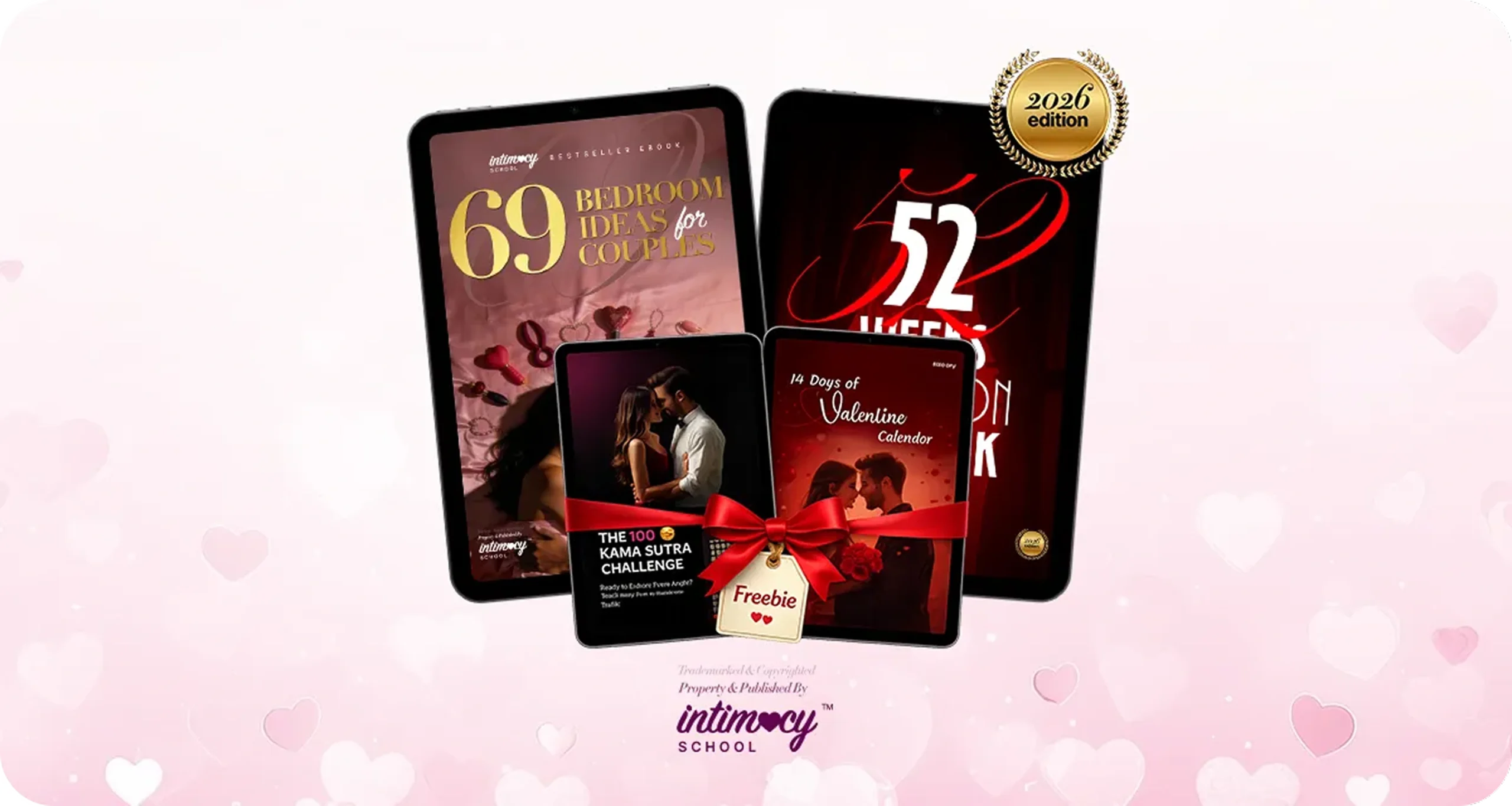 Special Love Bundle: 52 Weeks Positions + 69 Bedroom Ideas for Couples By Intimacy School